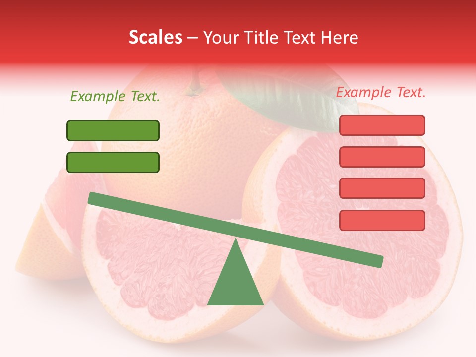 Dieting Crop Branch PowerPoint Template