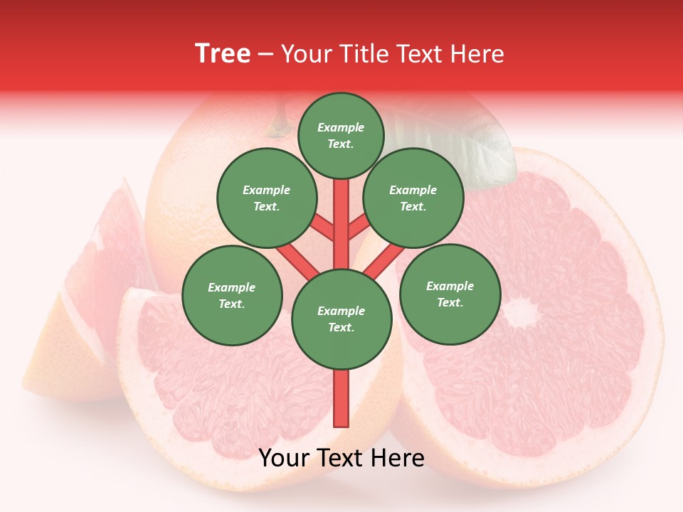 Dieting Crop Branch PowerPoint Template