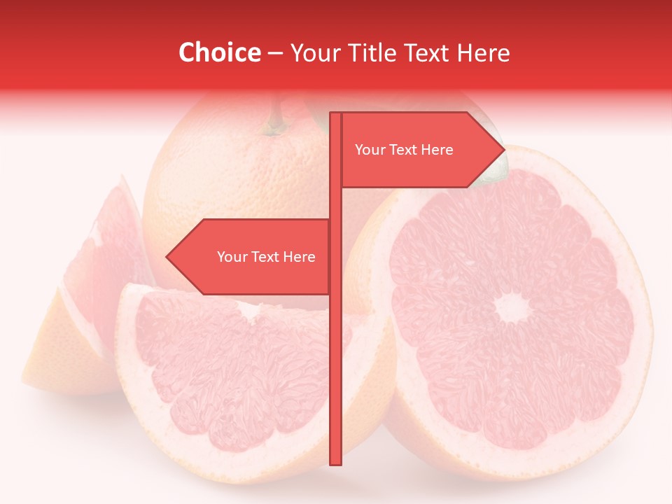 Dieting Crop Branch PowerPoint Template