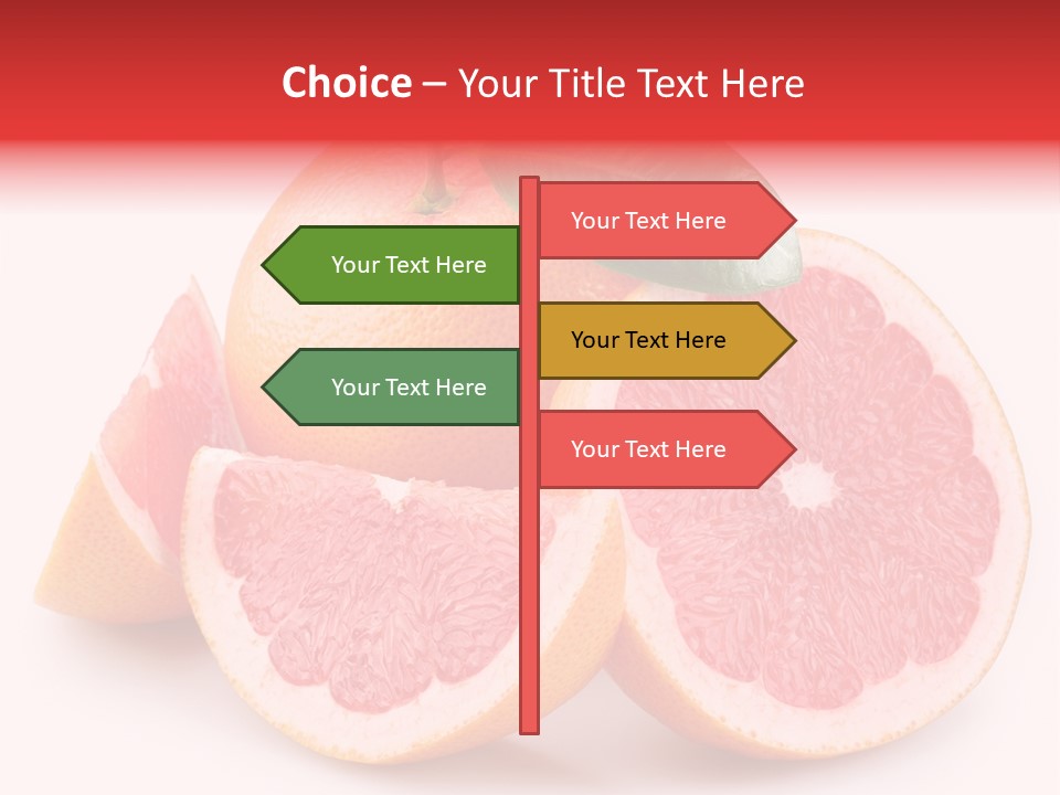 Dieting Crop Branch PowerPoint Template