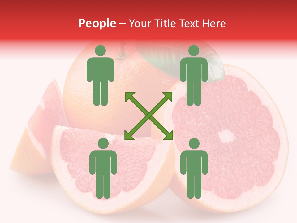 Dieting Crop Branch PowerPoint Template
