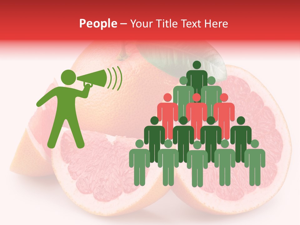 Dieting Crop Branch PowerPoint Template