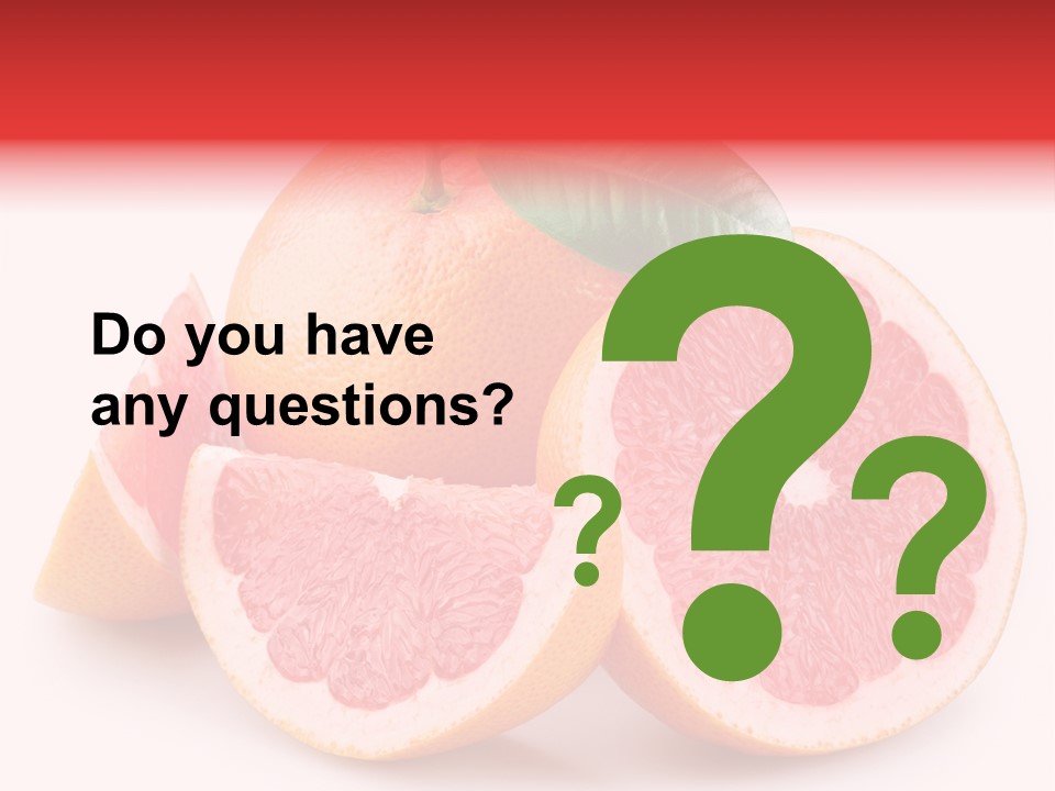 Dieting Crop Branch PowerPoint Template