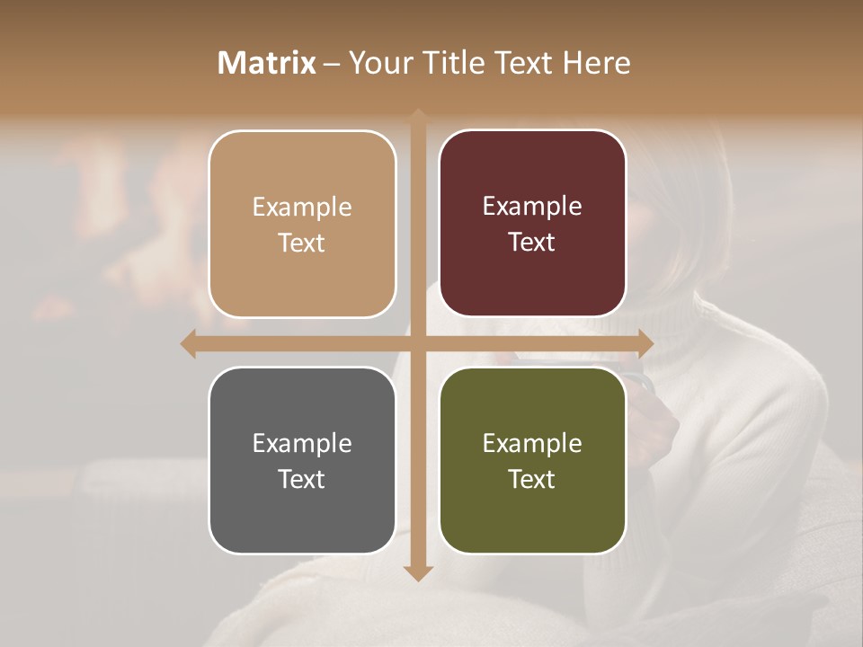 Fire Person Woman PowerPoint Template