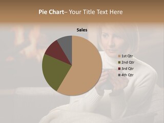 Fire Person Woman PowerPoint Template