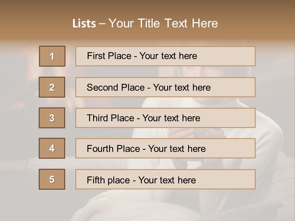 Fire Person Woman PowerPoint Template