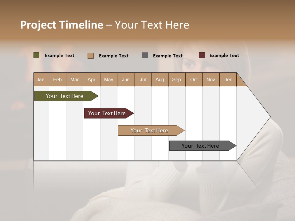 Fire Person Woman PowerPoint Template