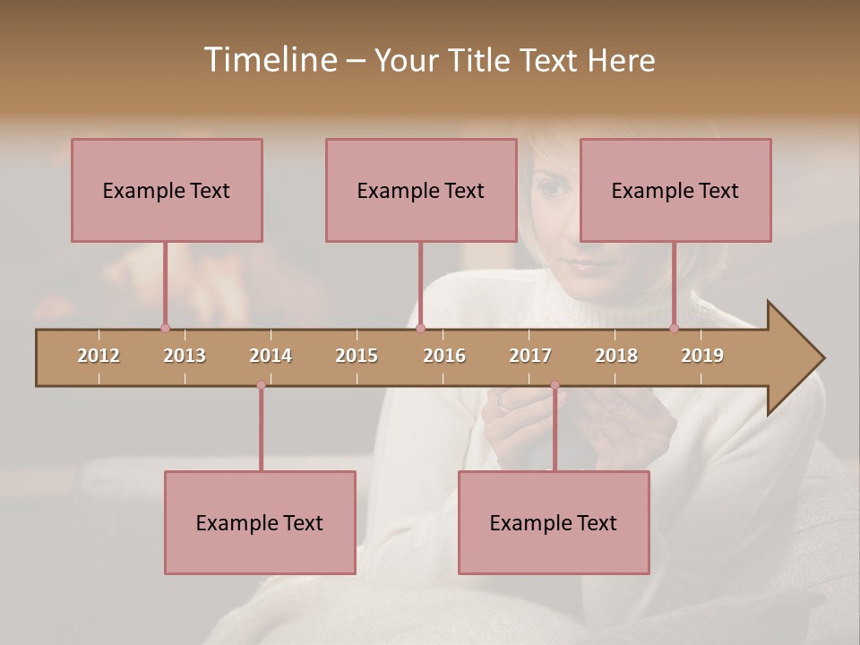 Fire Person Woman PowerPoint Template