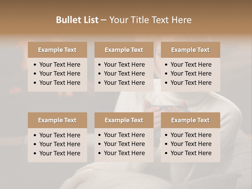 Fire Person Woman PowerPoint Template