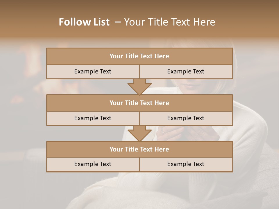 Fire Person Woman PowerPoint Template