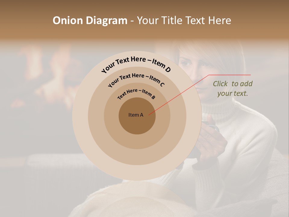 Fire Person Woman PowerPoint Template