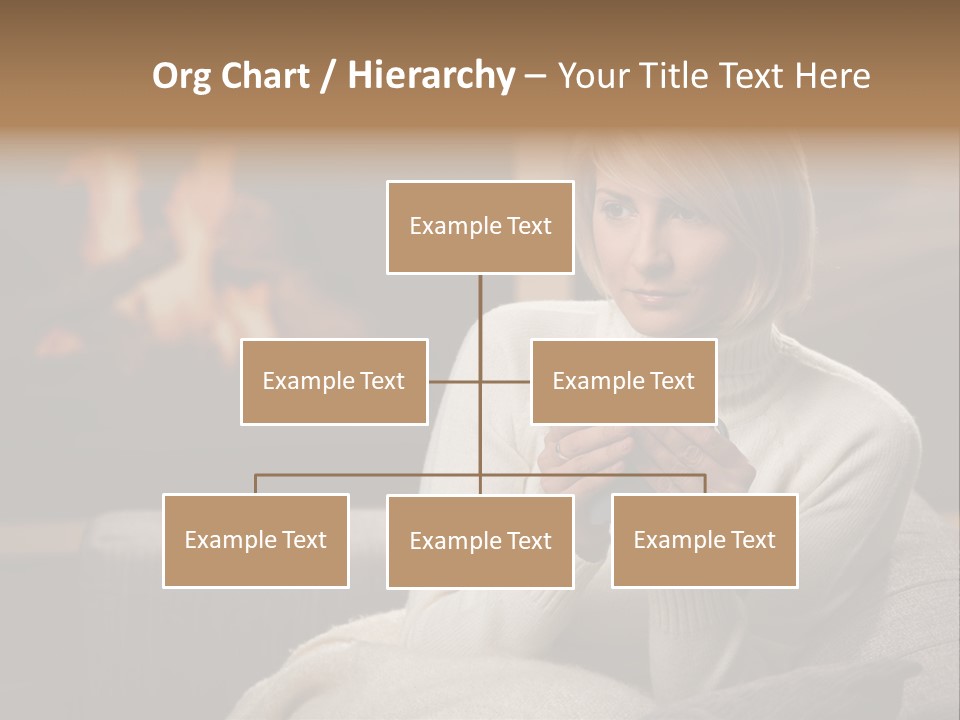 Fire Person Woman PowerPoint Template