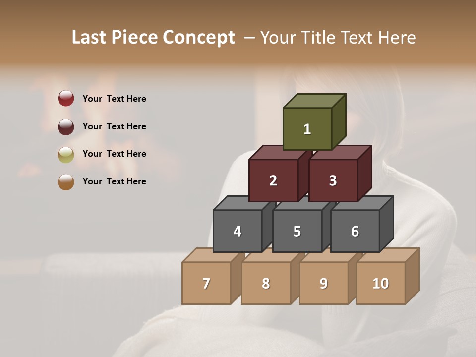 Fire Person Woman PowerPoint Template