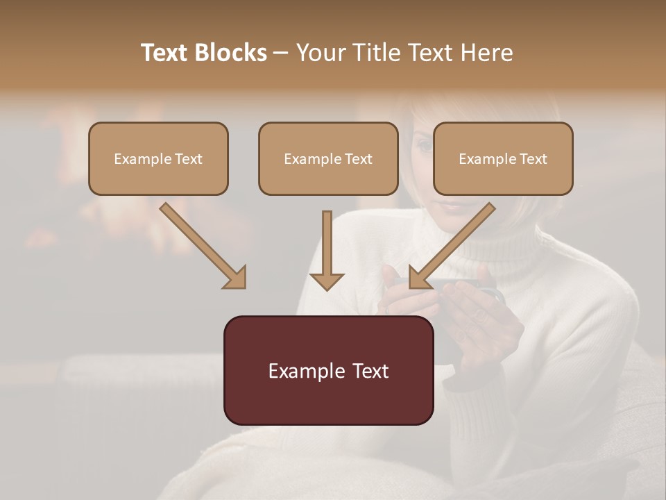 Fire Person Woman PowerPoint Template