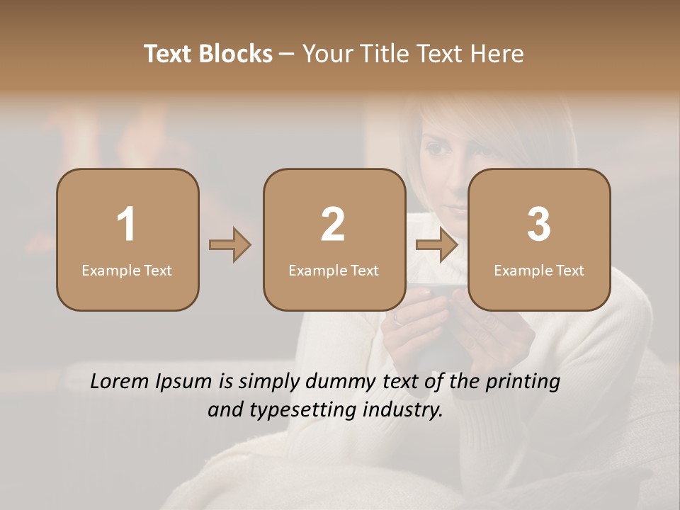 Fire Person Woman PowerPoint Template