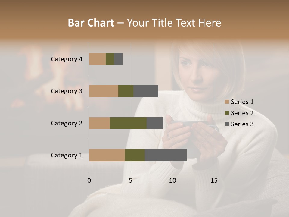 Fire Person Woman PowerPoint Template