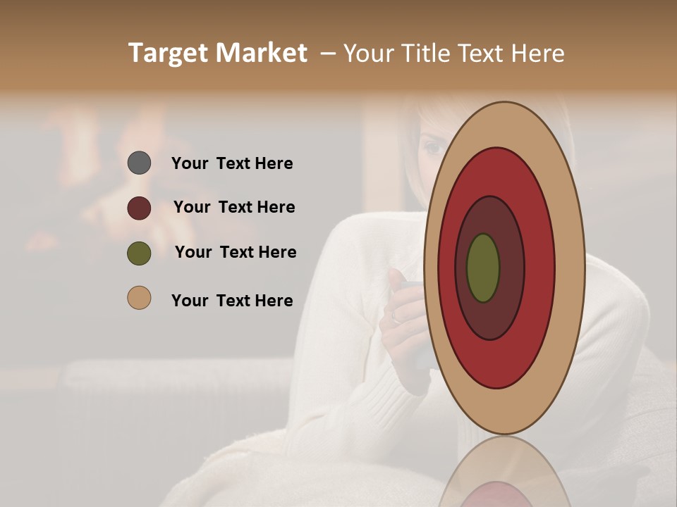 Fire Person Woman PowerPoint Template