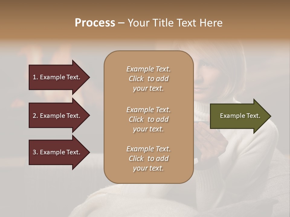 Fire Person Woman PowerPoint Template