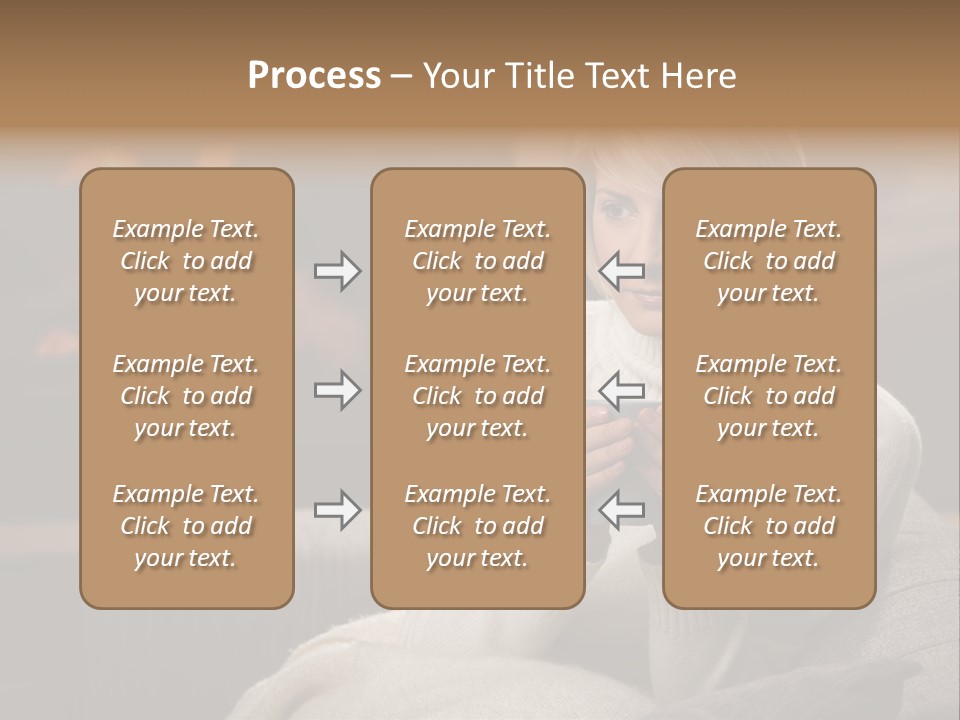 Fire Person Woman PowerPoint Template