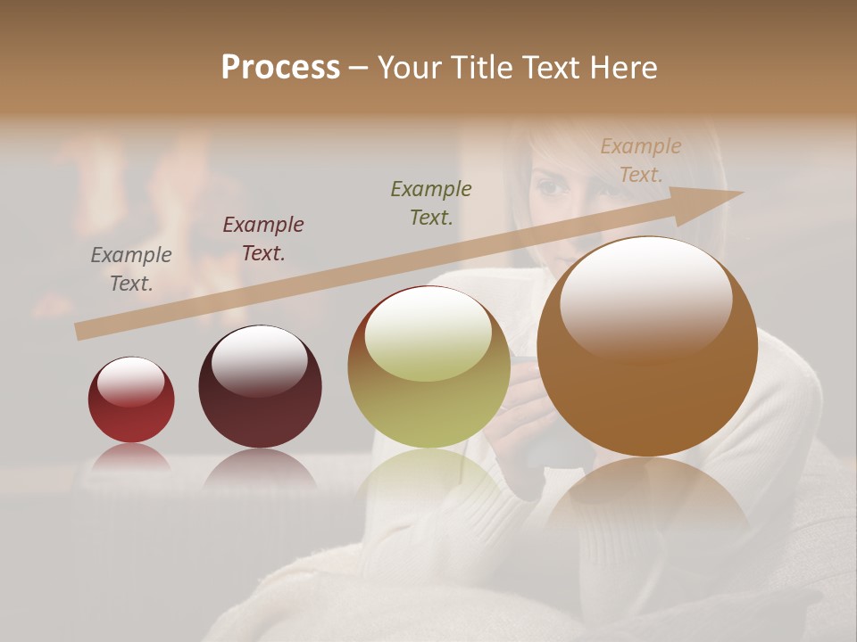 Fire Person Woman PowerPoint Template