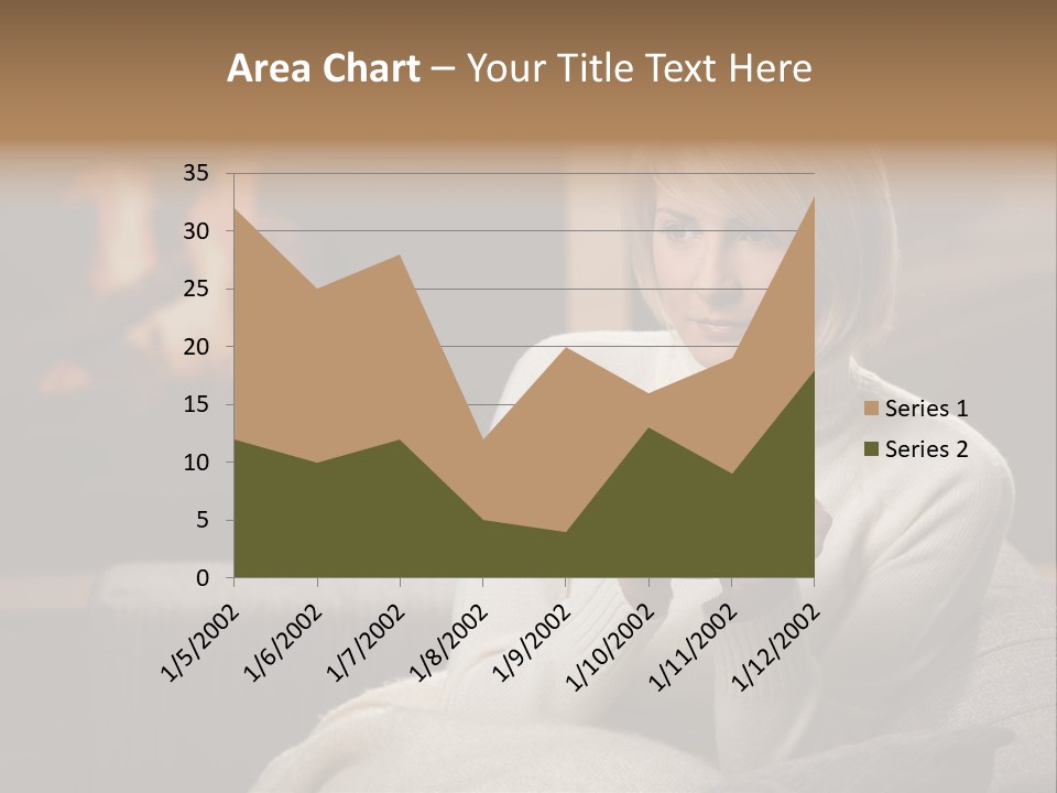 Fire Person Woman PowerPoint Template