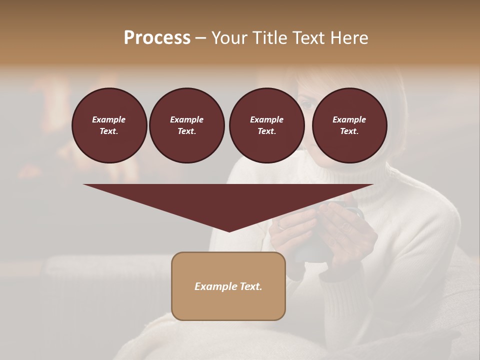 Fire Person Woman PowerPoint Template