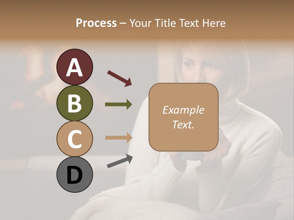 Fire Person Woman PowerPoint Template