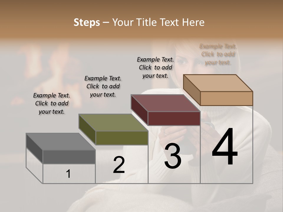Fire Person Woman PowerPoint Template