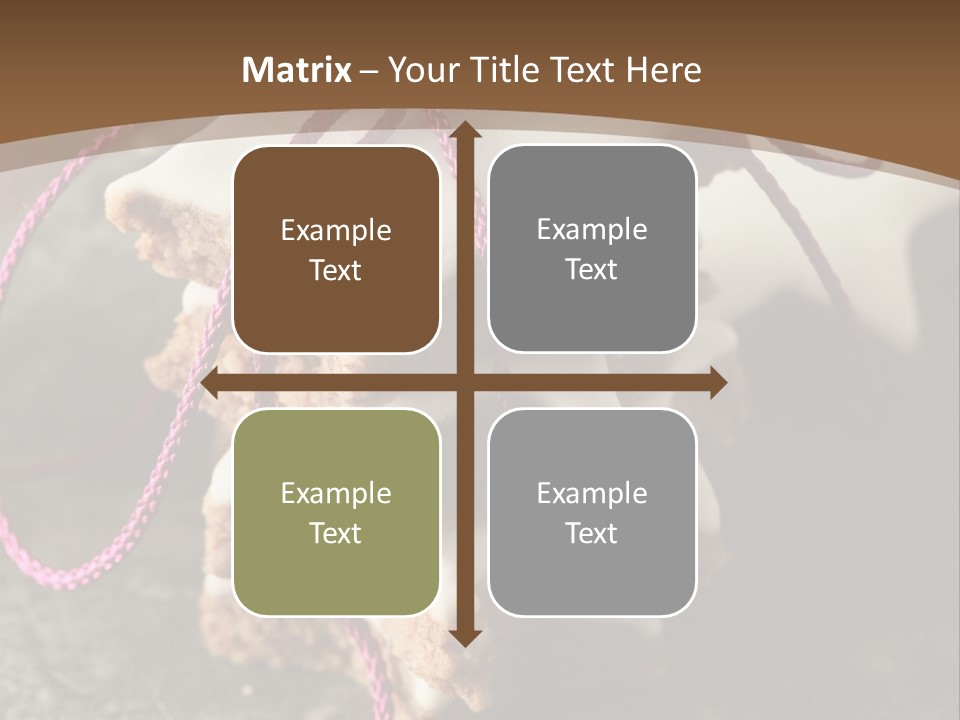 Christmas Wish Cinnamon PowerPoint Template