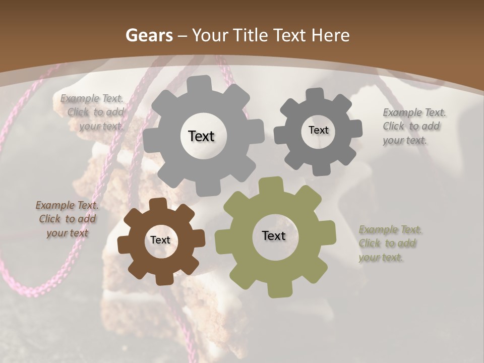 Christmas Wish Cinnamon PowerPoint Template