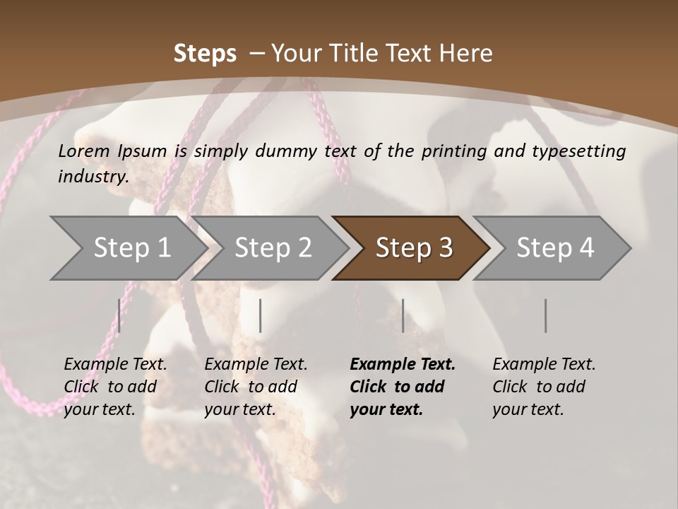 Christmas Wish Cinnamon PowerPoint Template