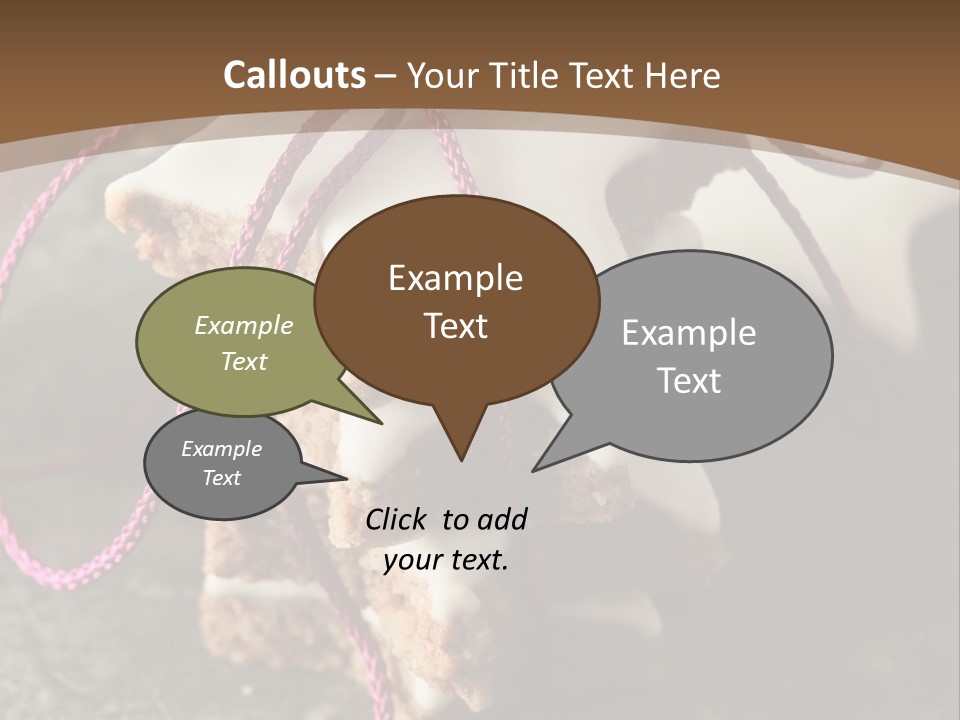 Christmas Wish Cinnamon PowerPoint Template