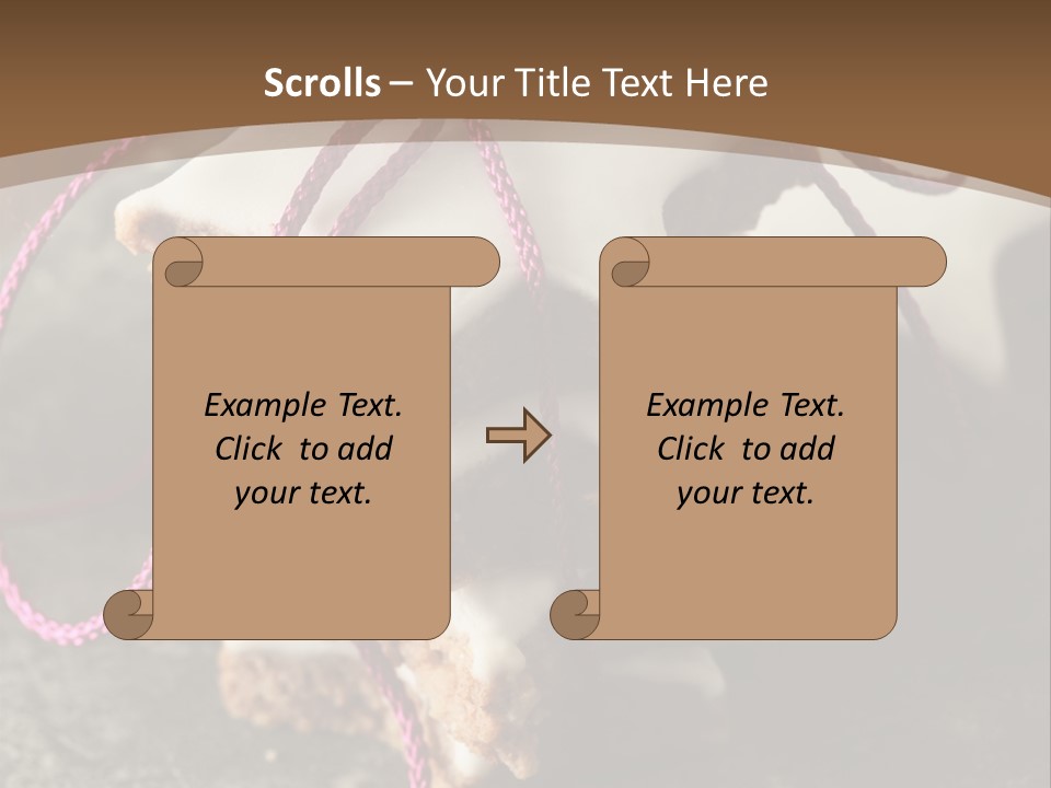 Christmas Wish Cinnamon PowerPoint Template