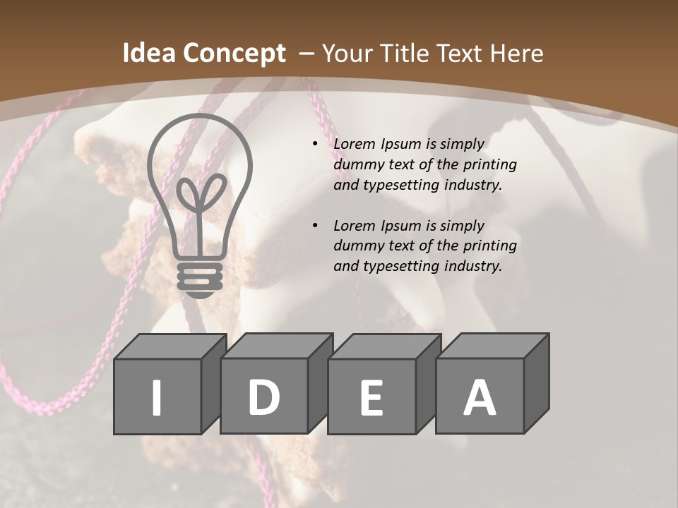 Christmas Wish Cinnamon PowerPoint Template