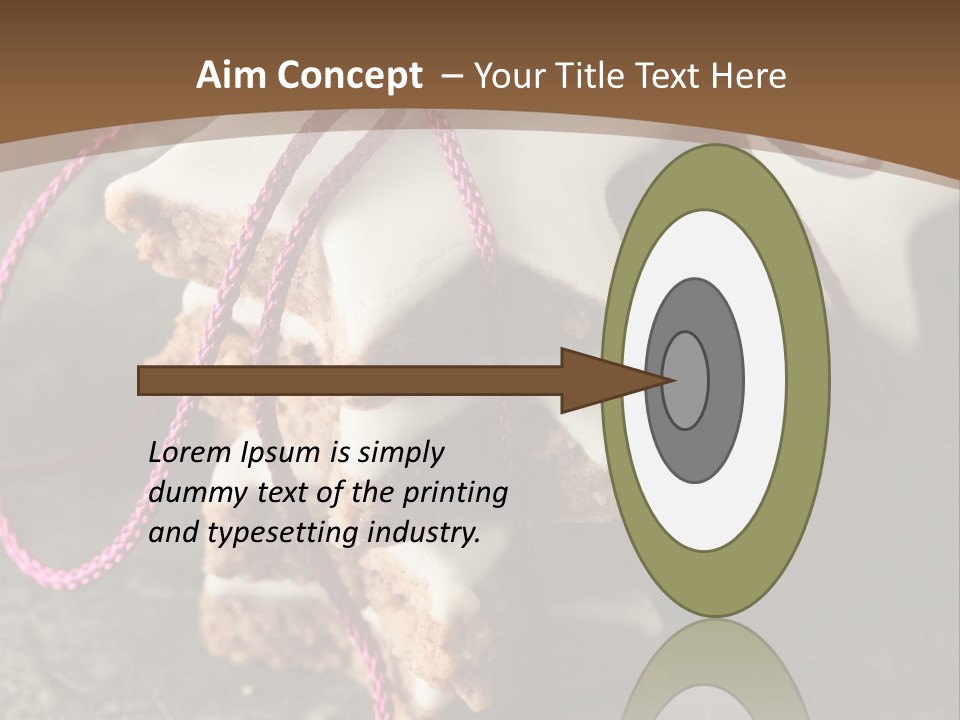 Christmas Wish Cinnamon PowerPoint Template