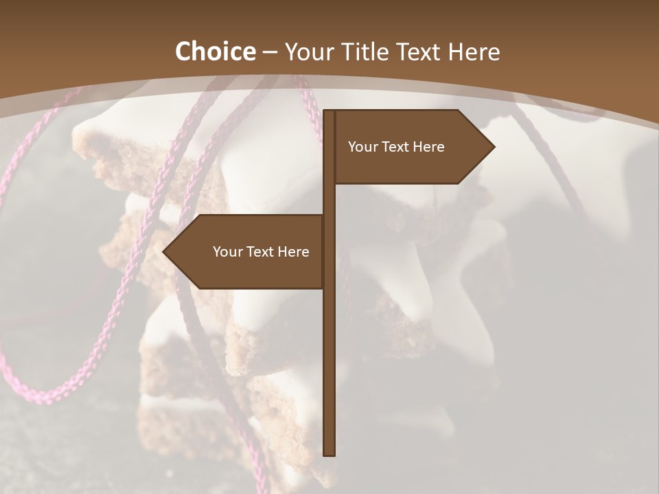 Christmas Wish Cinnamon PowerPoint Template