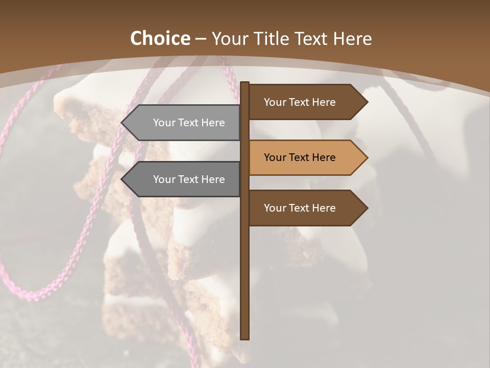 Christmas Wish Cinnamon PowerPoint Template