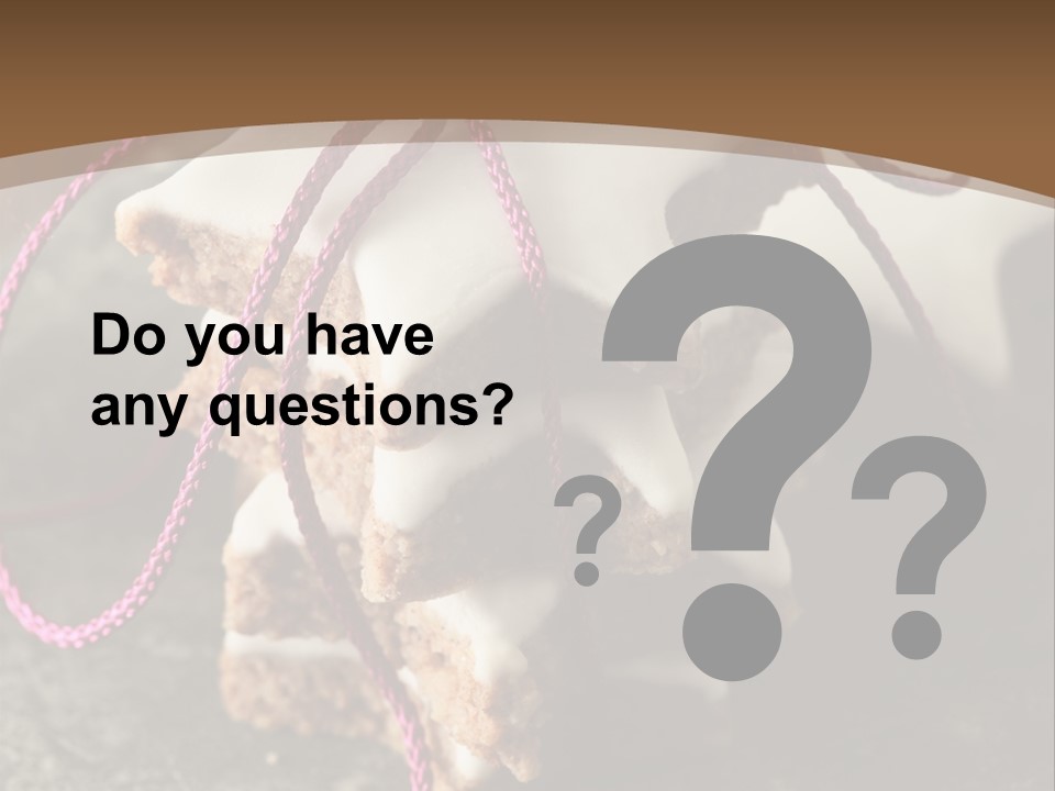 Christmas Wish Cinnamon PowerPoint Template