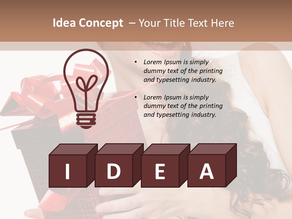 Giving Holiday Beautiful PowerPoint Template