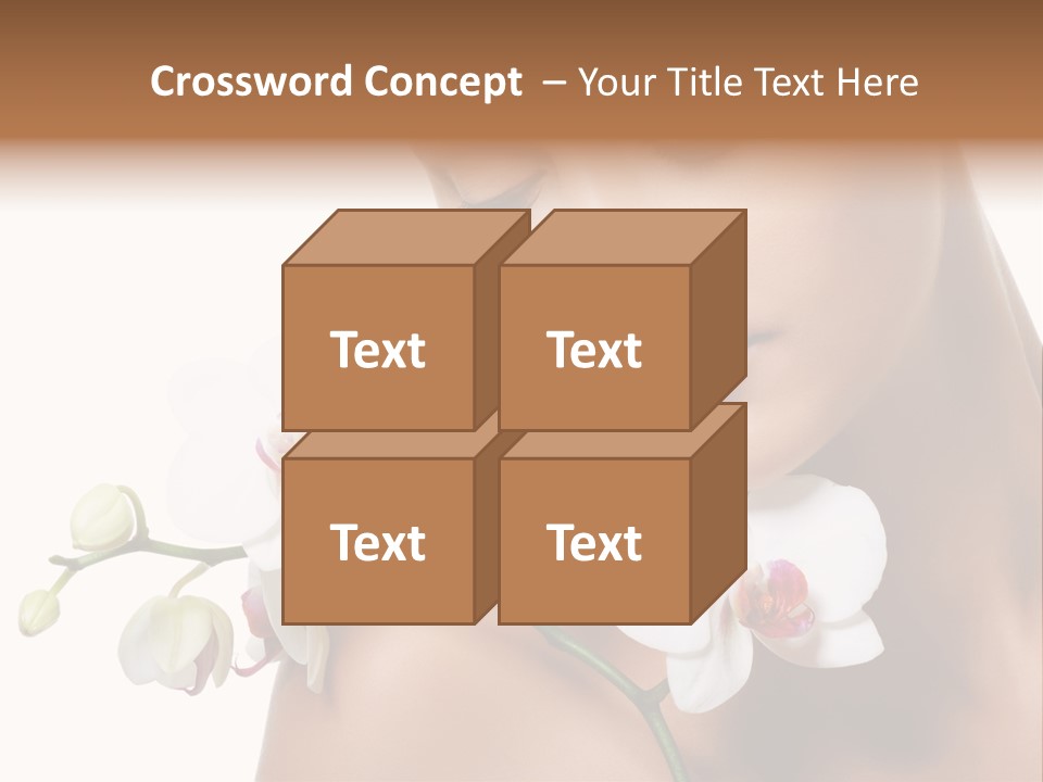 Care Smile Close Up PowerPoint Template