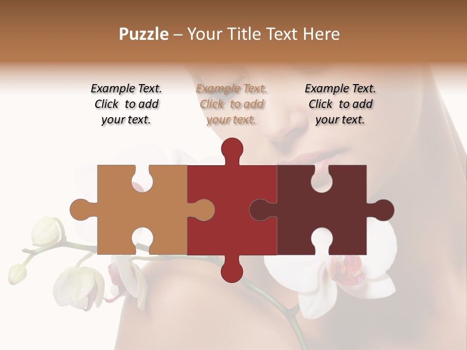 Care Smile Close Up PowerPoint Template