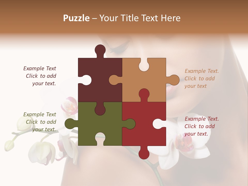Care Smile Close Up PowerPoint Template
