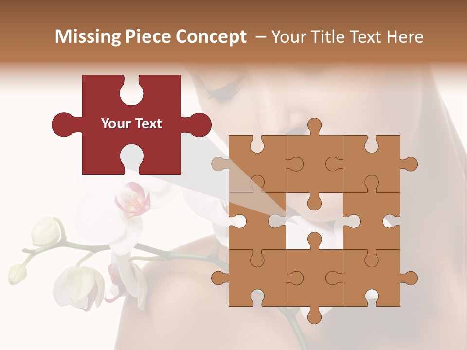 Care Smile Close Up PowerPoint Template