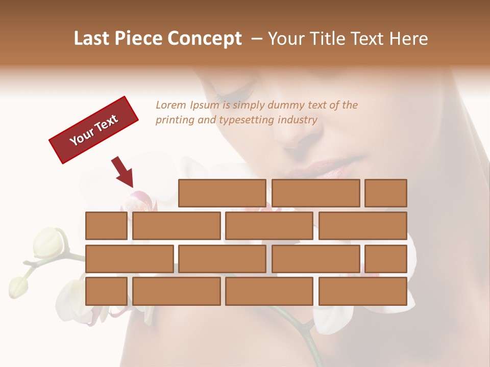 Care Smile Close Up PowerPoint Template