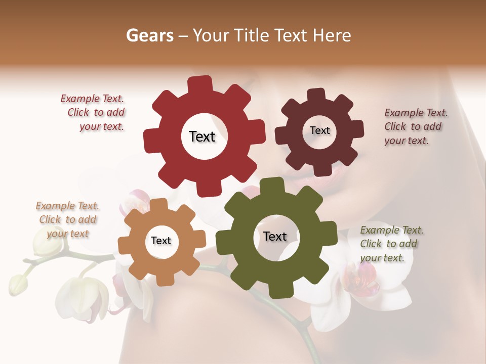 Care Smile Close Up PowerPoint Template