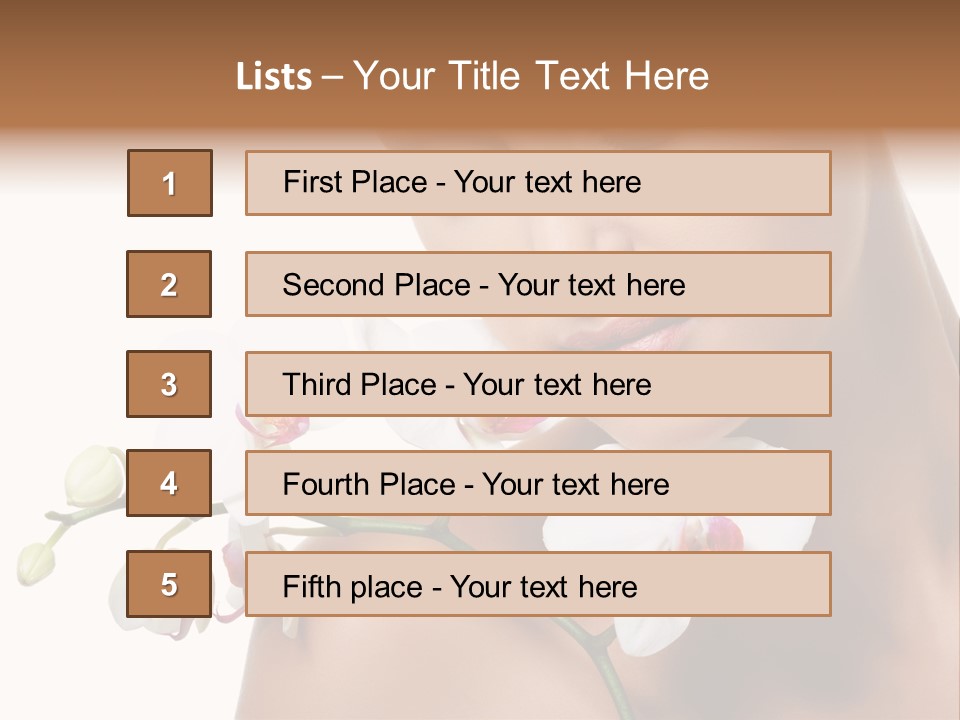 Care Smile Close Up PowerPoint Template