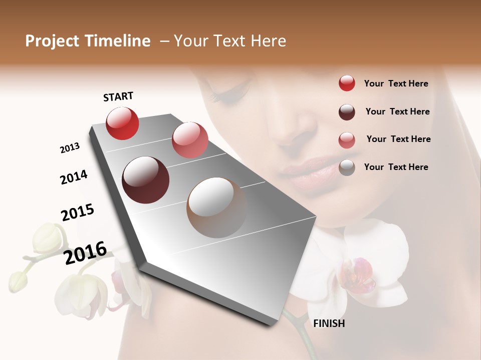 Care Smile Close Up PowerPoint Template