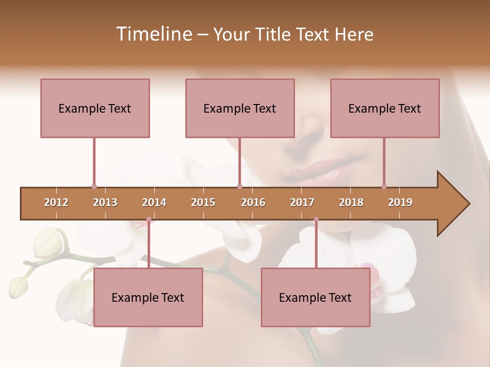 Care Smile Close Up PowerPoint Template