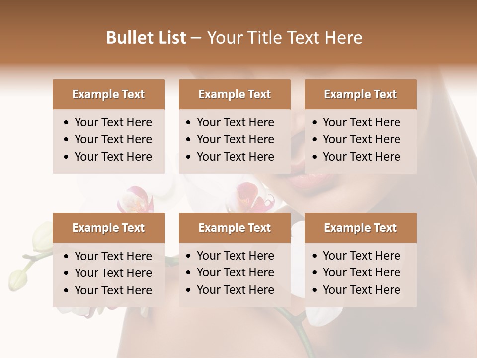 Care Smile Close Up PowerPoint Template