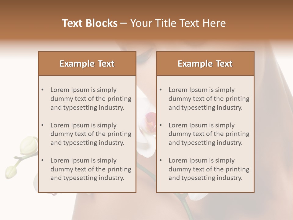 Care Smile Close Up PowerPoint Template
